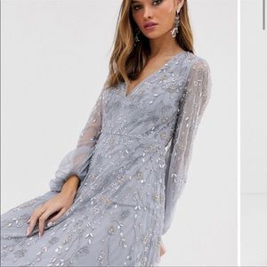 ASOS Women's Purple Maxi Dress